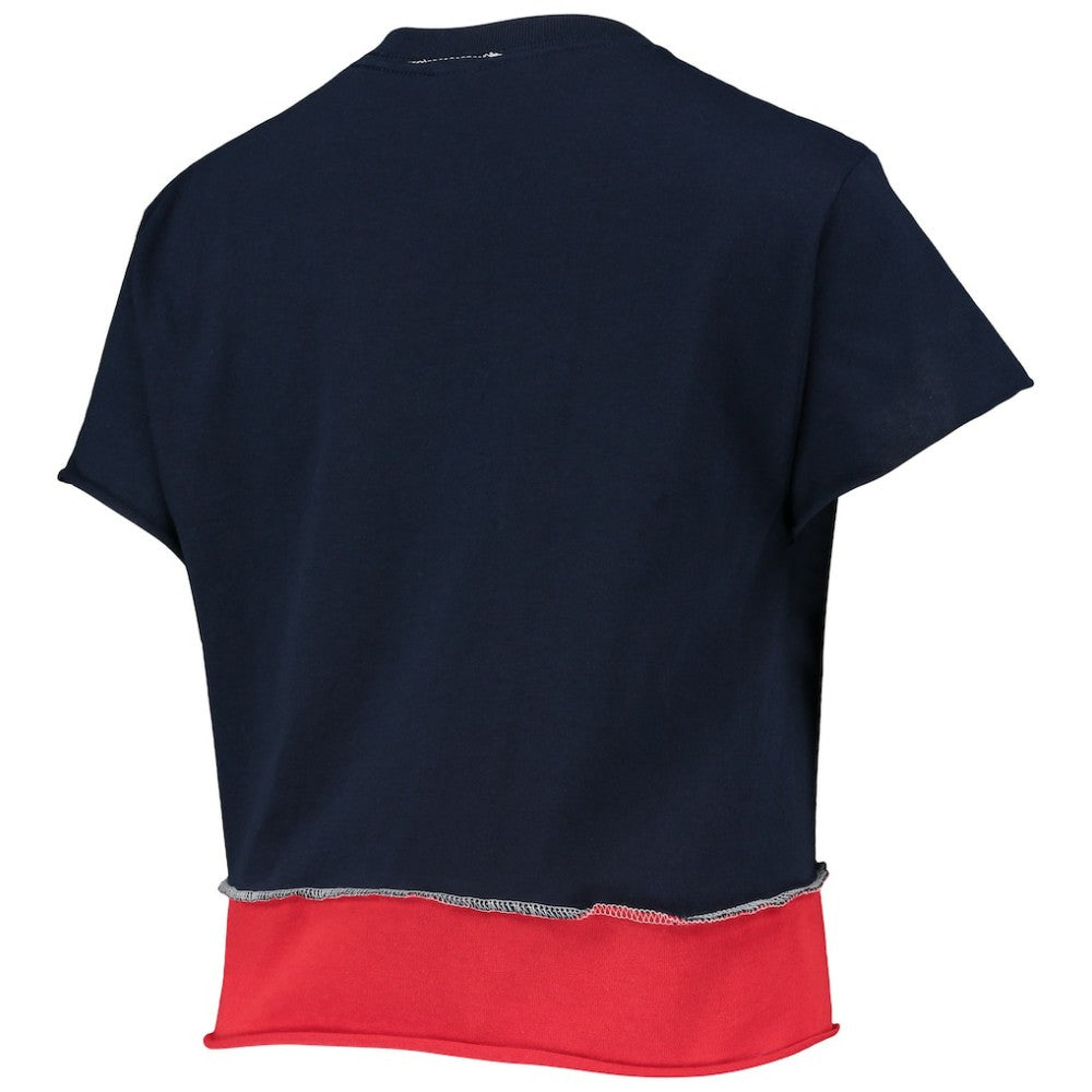 Boston Red Sox Refried Apparel Women's Cropped T-Shirt Outlet