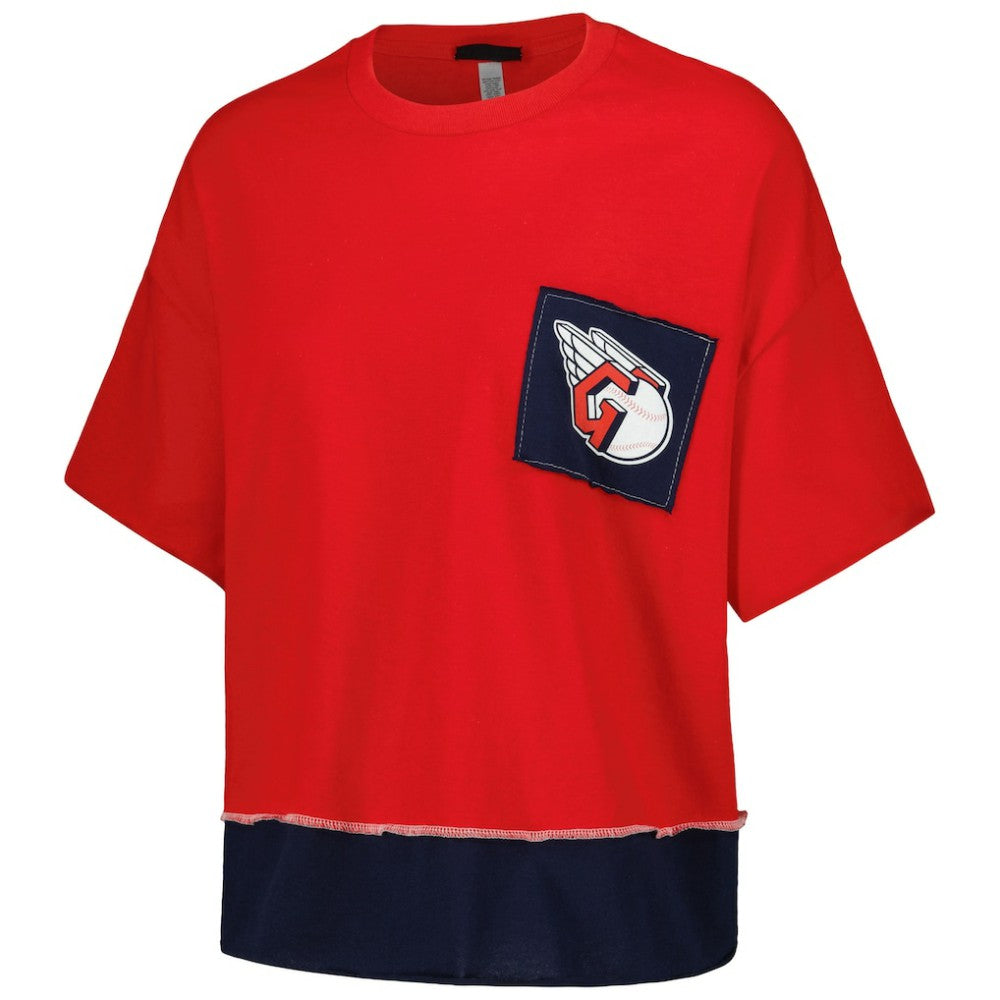 Cleveland Guardians Refried Apparel Women's Cropped T-Shirt Near Me