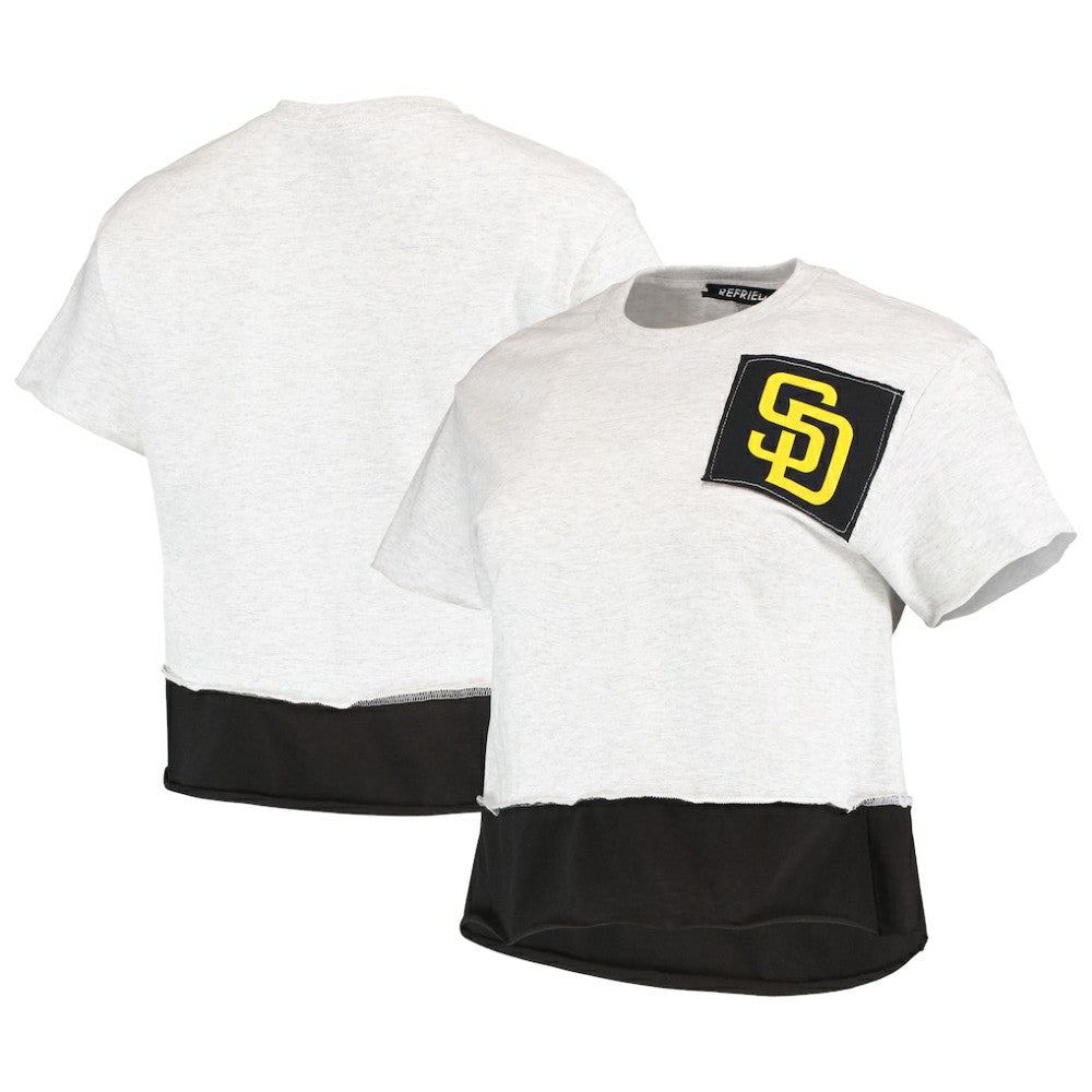 San Diego Padres Refried Apparel Women's Cropped T-Shirt for sale