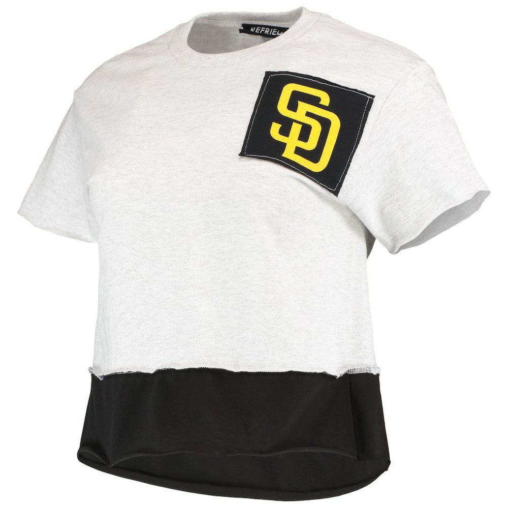 San Diego Padres Refried Apparel Women's Cropped T-Shirt for sale