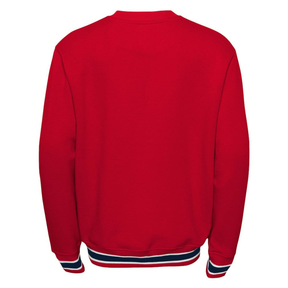 Washington Capitals Youth Classic Blueliner Pullover Sweatshirt - Red | NHL Clearance