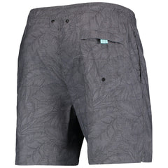 Las Vegas Raiders Naples Layered Leaves Swim Trunks - Black - Tommy Bahama