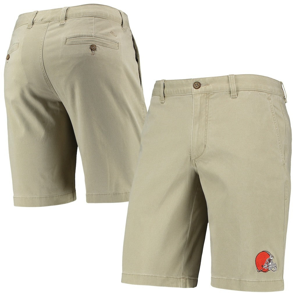 Cleveland Browns Boracay Tri-Blend Shorts - Khaki - Tommy Bahama