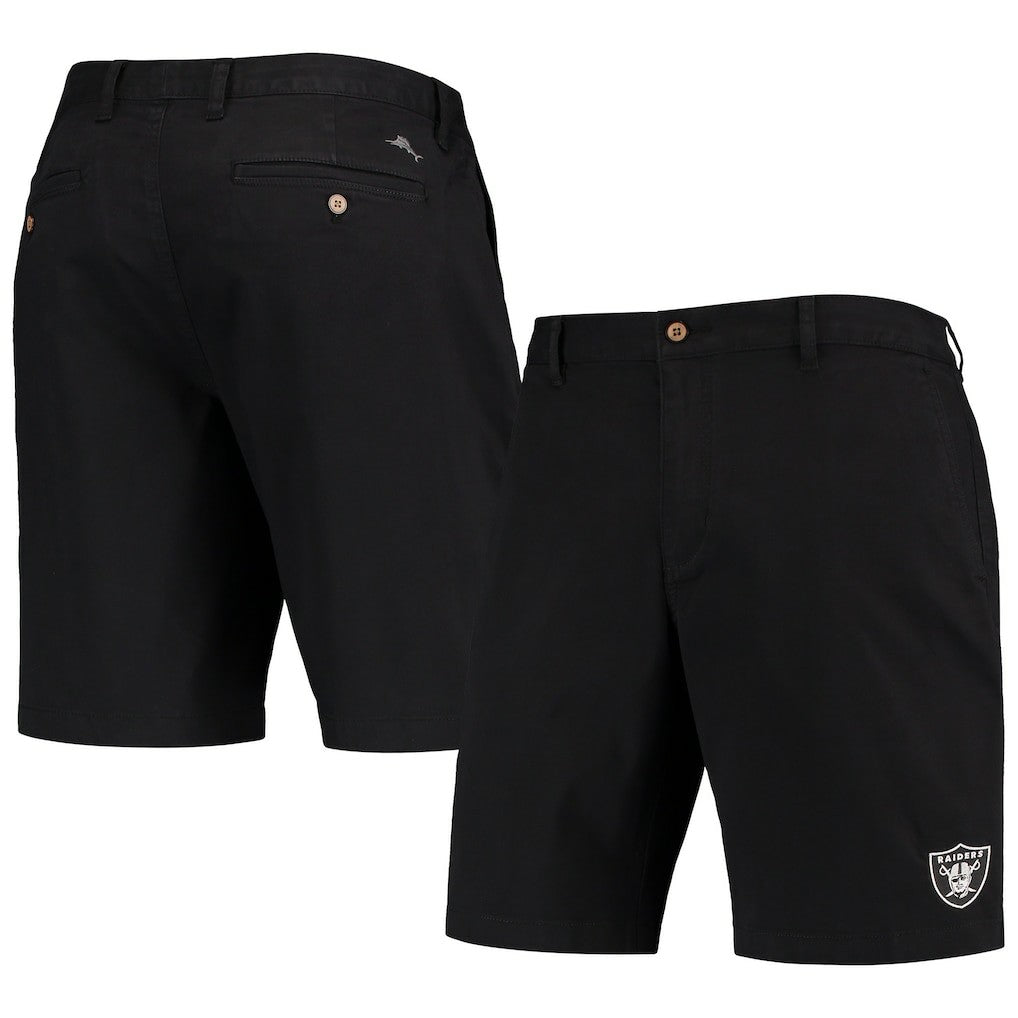 Las Vegas Raiders Boracay Tri-Blend Shorts - Black - Tommy Bahama