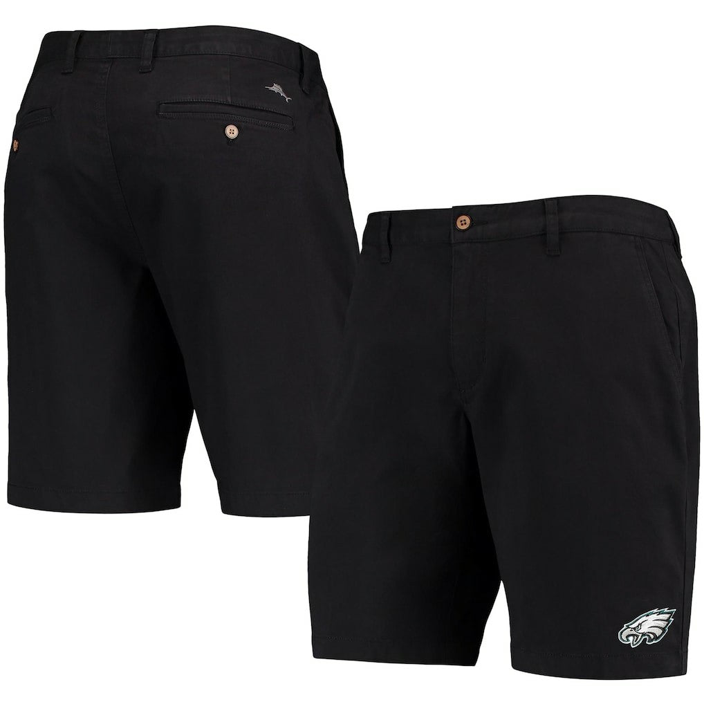 Philadelphia Eagles Boracay Tri-Blend Shorts - Black - Tommy Bahama