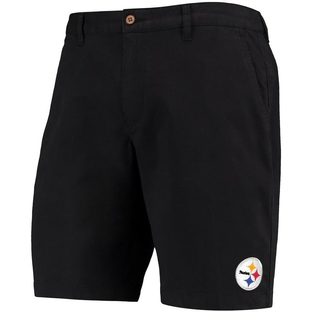 Pittsburgh Steelers Boracay Tri-Blend Shorts - Black - Tommy Bahama