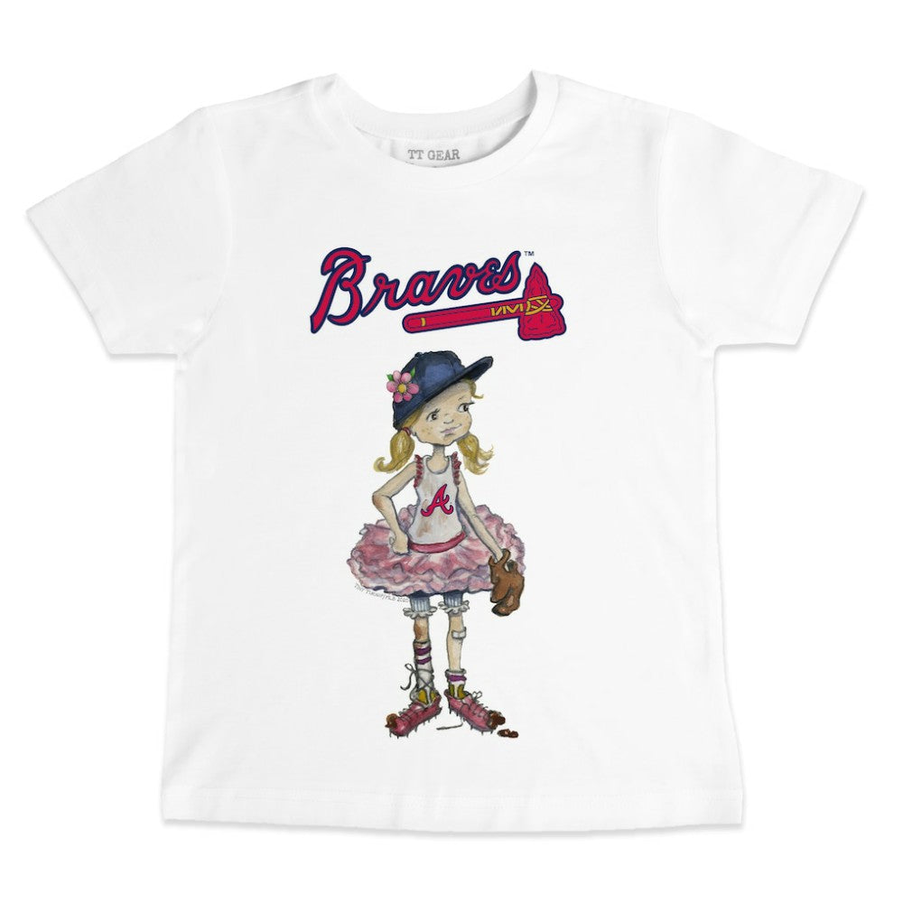 Atlanta Braves Tiny Turnip Youth Baseball Babes T-Shirt Online