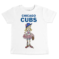 Chicago Cubs Tiny Turnip Youth Baseball Babes T-Shirt Discount