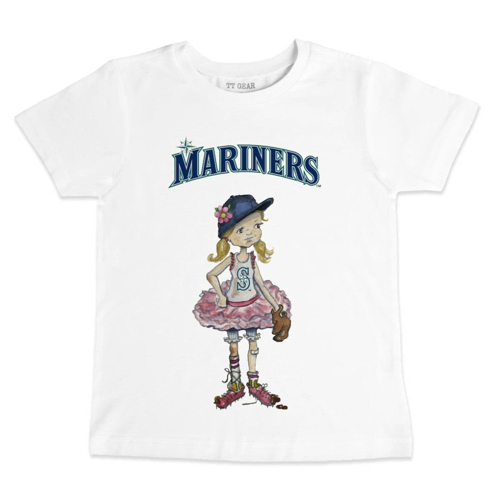 Seattle Mariners Tiny Turnip Youth Baseball Babes T-Shirt Sale