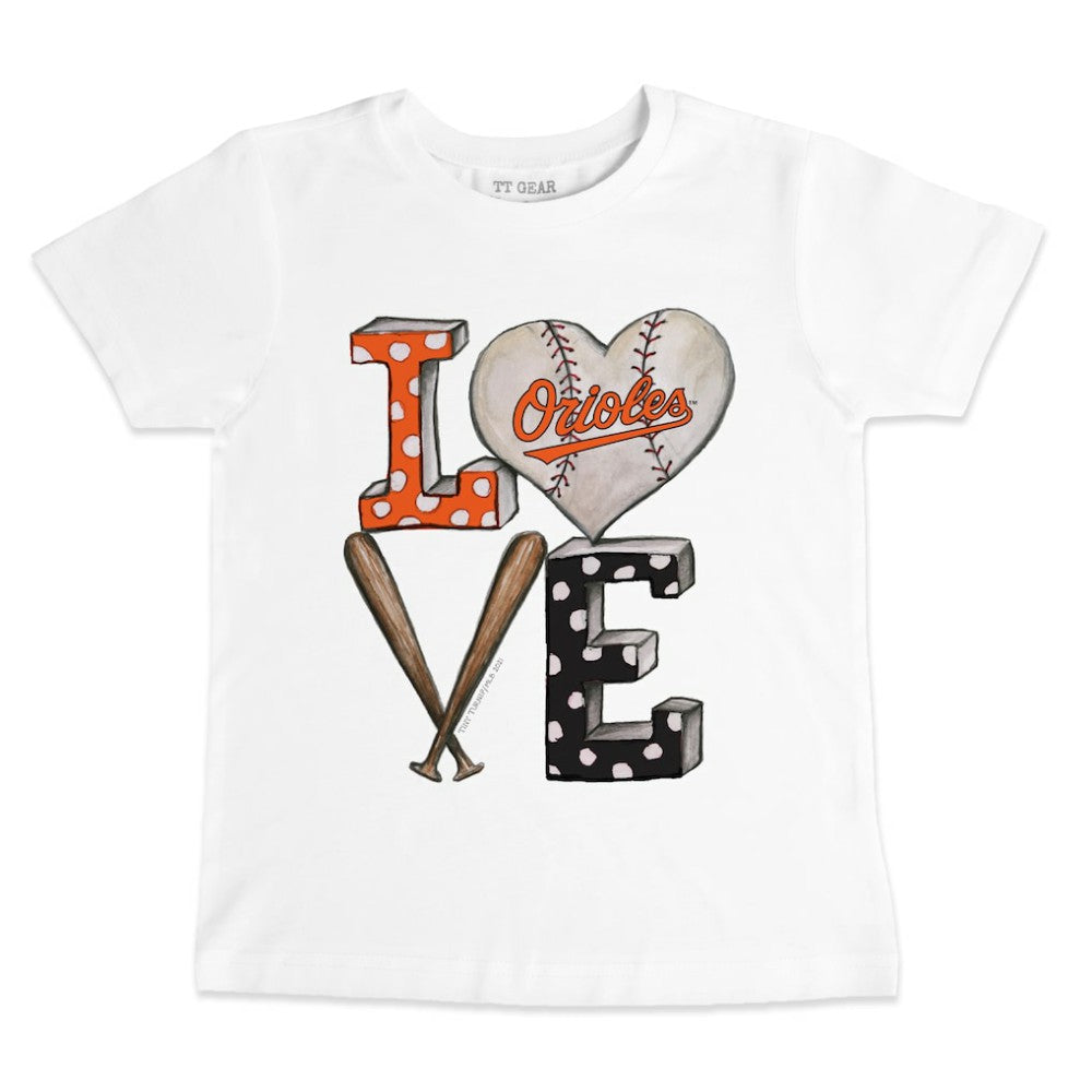 Baltimore Orioles Tiny Turnip Youth Baseball Love T-Shirt Near Me