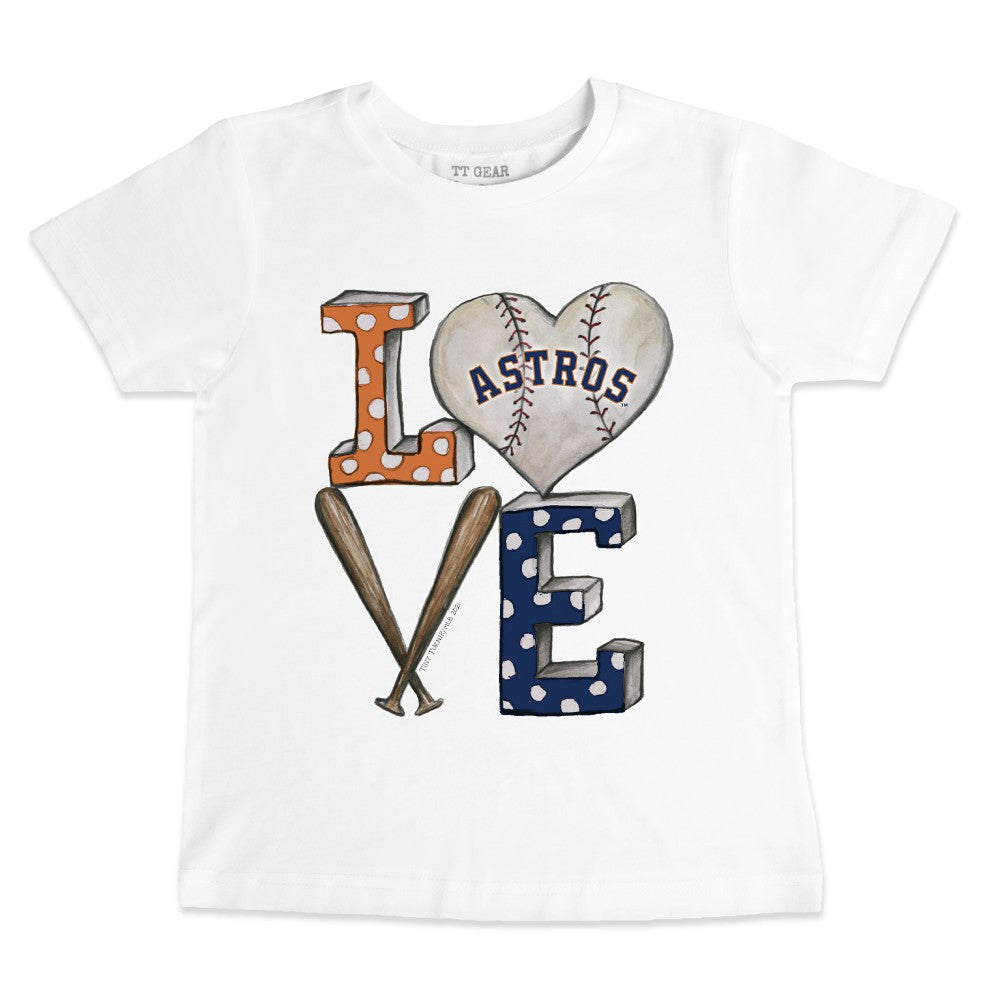 Houston Astros Tiny Turnip Youth Baseball Love T-Shirt Near Me