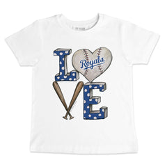 Kansas City Royals Tiny Turnip Youth Baseball Love T-Shirt Outlet