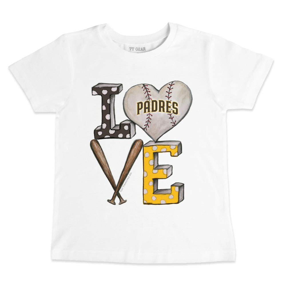 San Diego Padres Tiny Turnip Youth Baseball Love T-Shirt Online