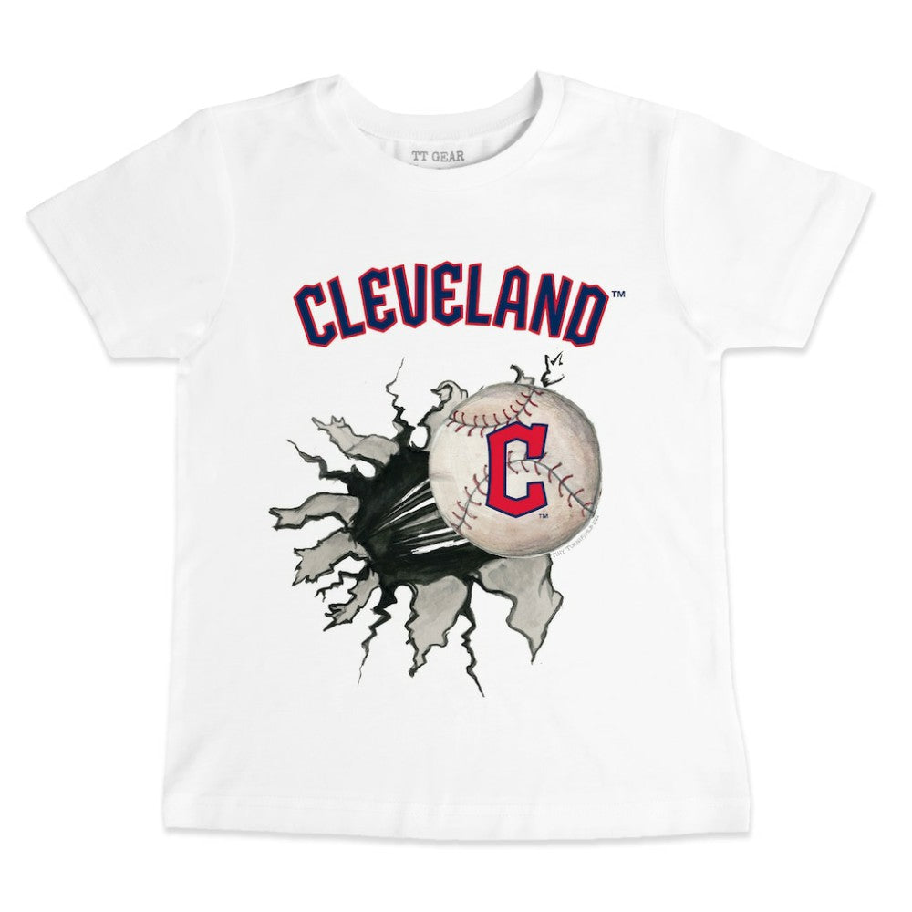 Cleveland Guardians Tiny Turnip Youth Baseball Tear T-Shirt Outlet
