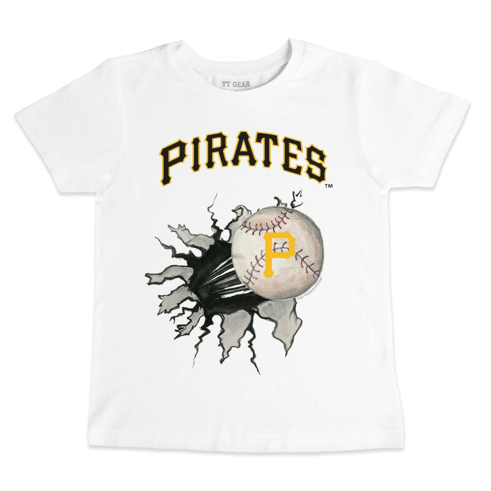 Pittsburgh Pirates Tiny Turnip Youth Baseball Tear T-Shirt Discount