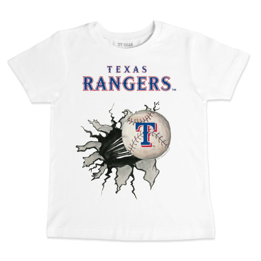 Texas Rangers Tiny Turnip Youth Baseball Tear T-Shirt Outlet