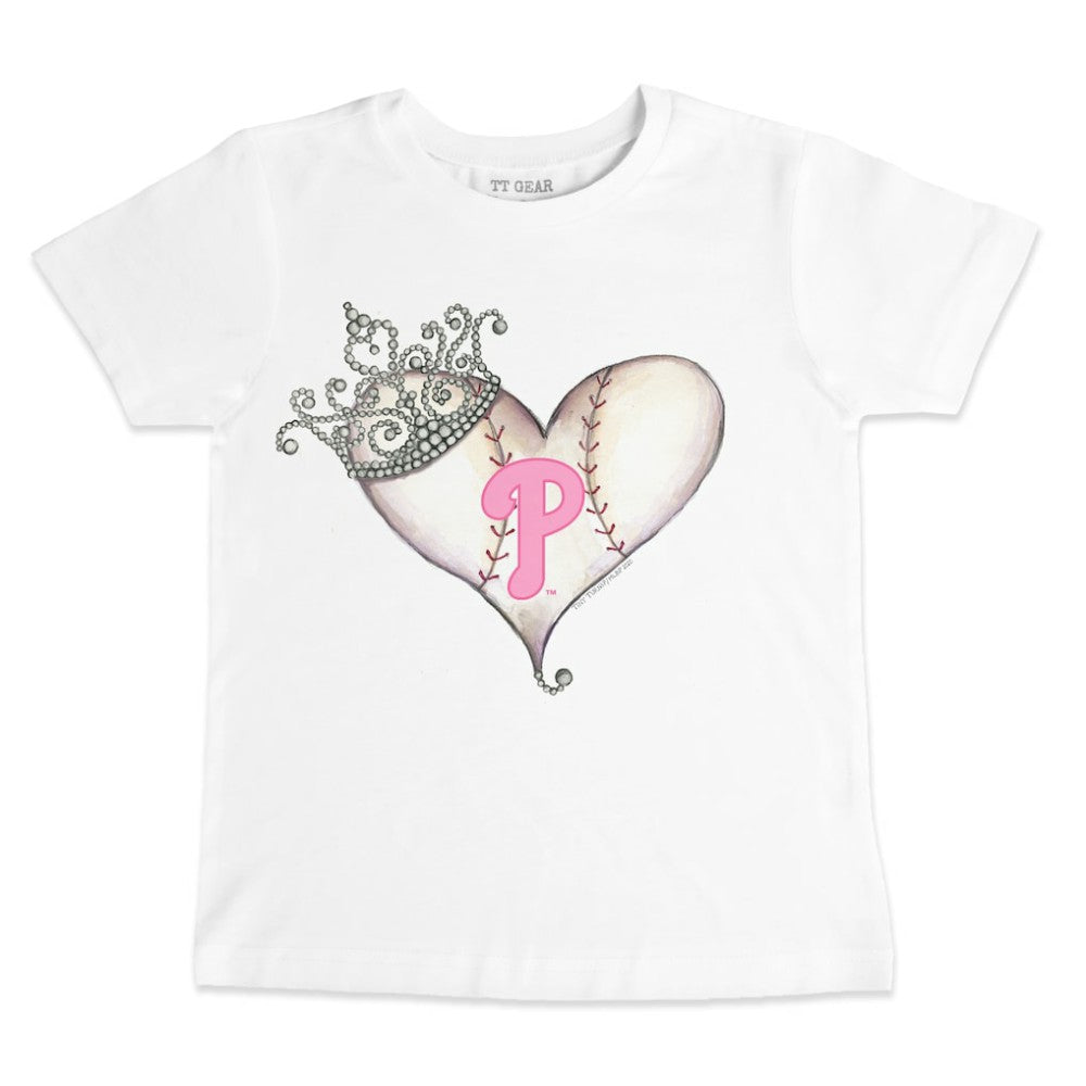 Philadelphia Phillies Tiny Turnip Youth Baseball Tiara Heart T-Shirt Near Me