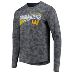 Washington Commanders MSX by Michael Strahan Camo Long Sleeve T-Shirt - Black - NFL