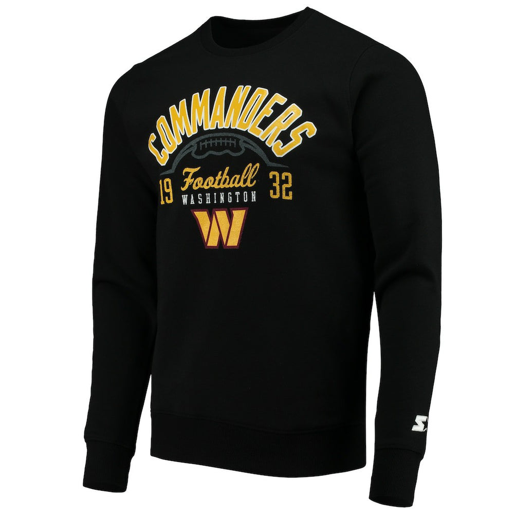 Washington Commanders Starter Pullover Sweatshirt - Black - NFL
