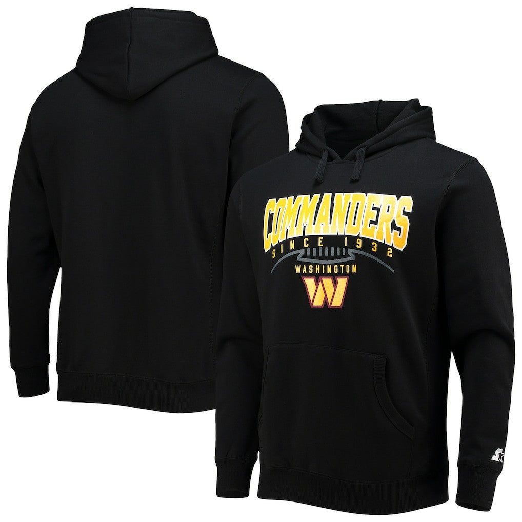 Washington Commanders Starter Premier Pullover Hoodie - Black - NFL