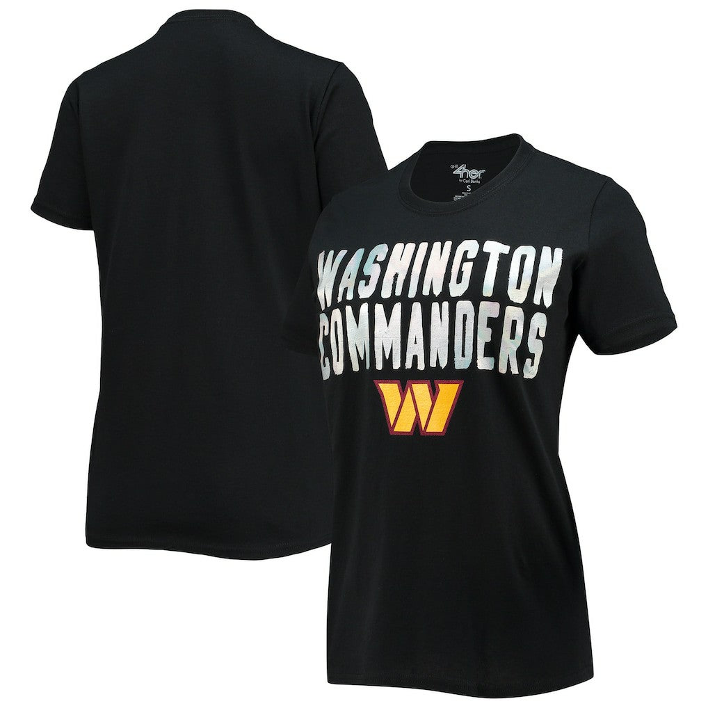 Washington Commanders G-III 4Her by Carl Banks Women's Endzone T-Shirt - Black - NFL