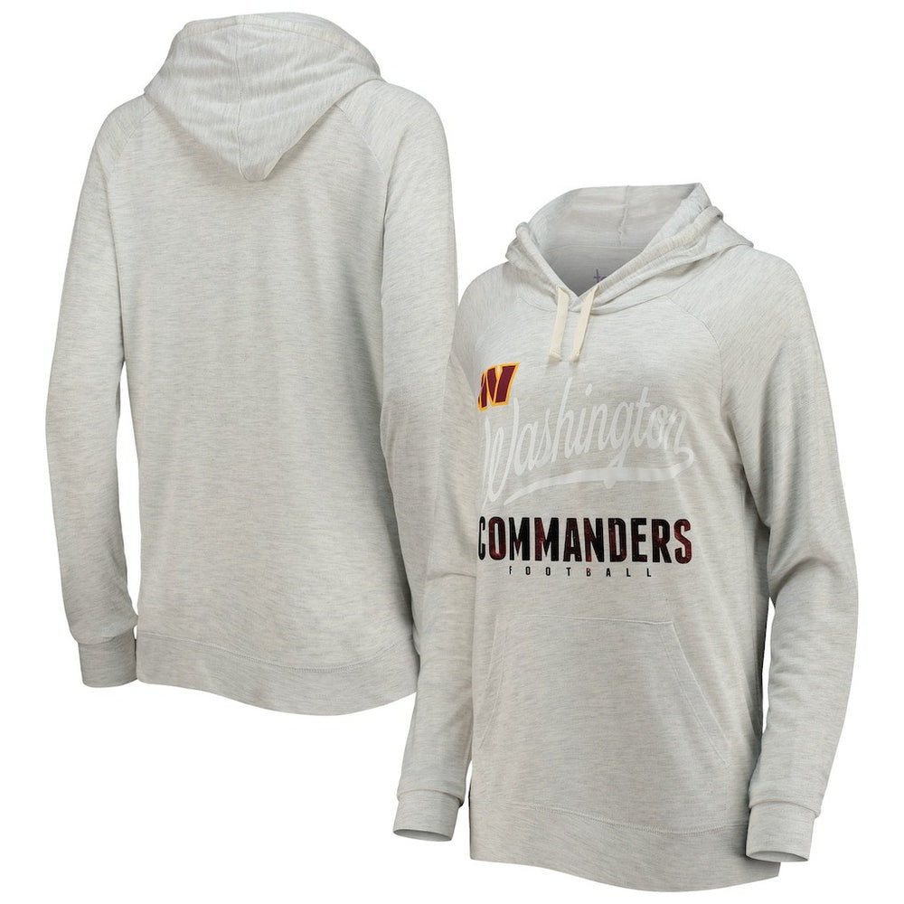 Washington Commanders Touch Women's Pre-Game Raglan Pullover Hoodie - Oatmeal - NFL