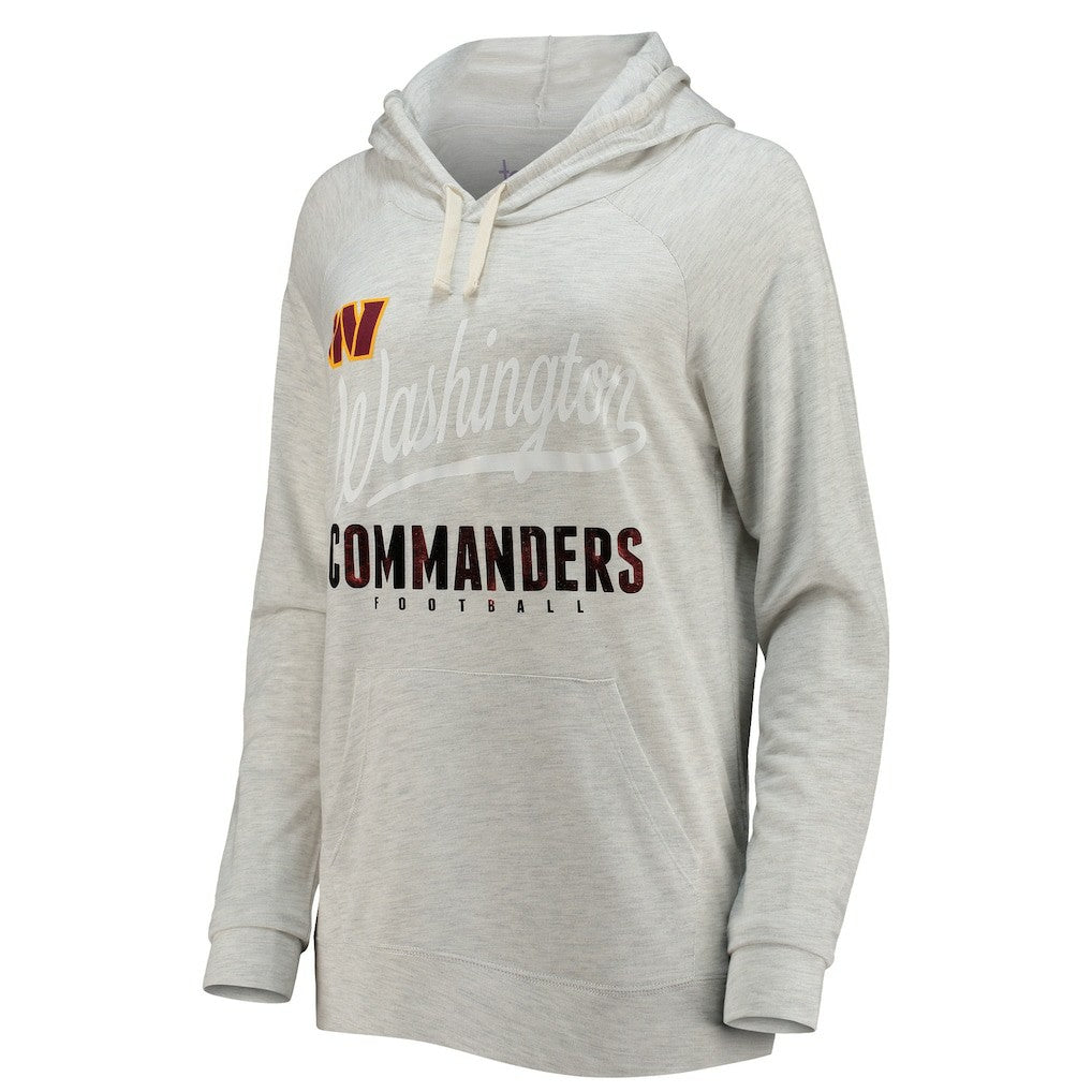 Washington Commanders Touch Women's Pre-Game Raglan Pullover Hoodie - Oatmeal - NFL