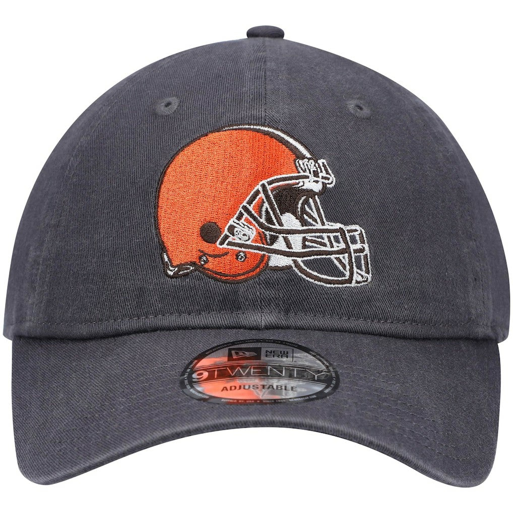 Cleveland Browns New Era Icon Core Classic 2.0 9TWENTY Adjustable Hat - Graphite - NFL