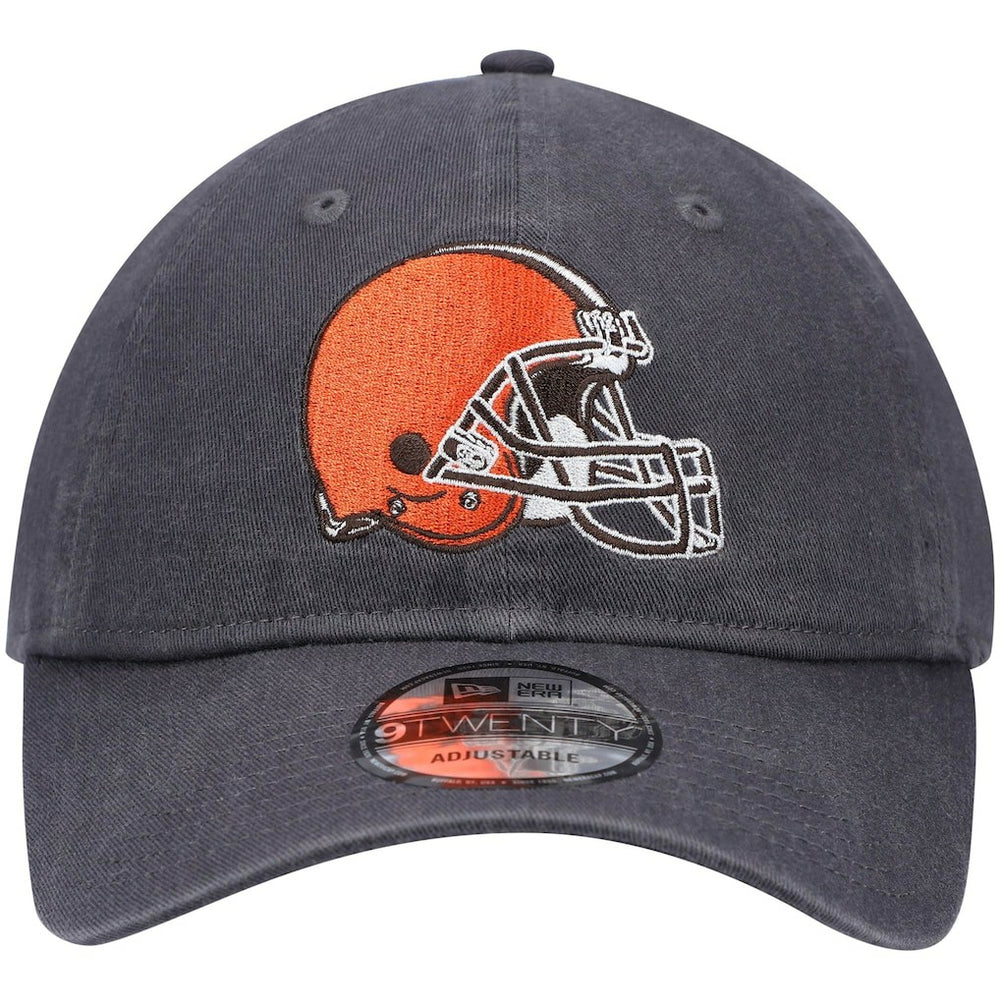 Cleveland Browns New Era Icon Core Classic 2.0 9TWENTY Adjustable Hat - Graphite - NFL