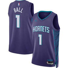 LaMelo Ball Charlotte Hornets Jordan Brand Unisex Swingman Jersey Statement Edition Purple
