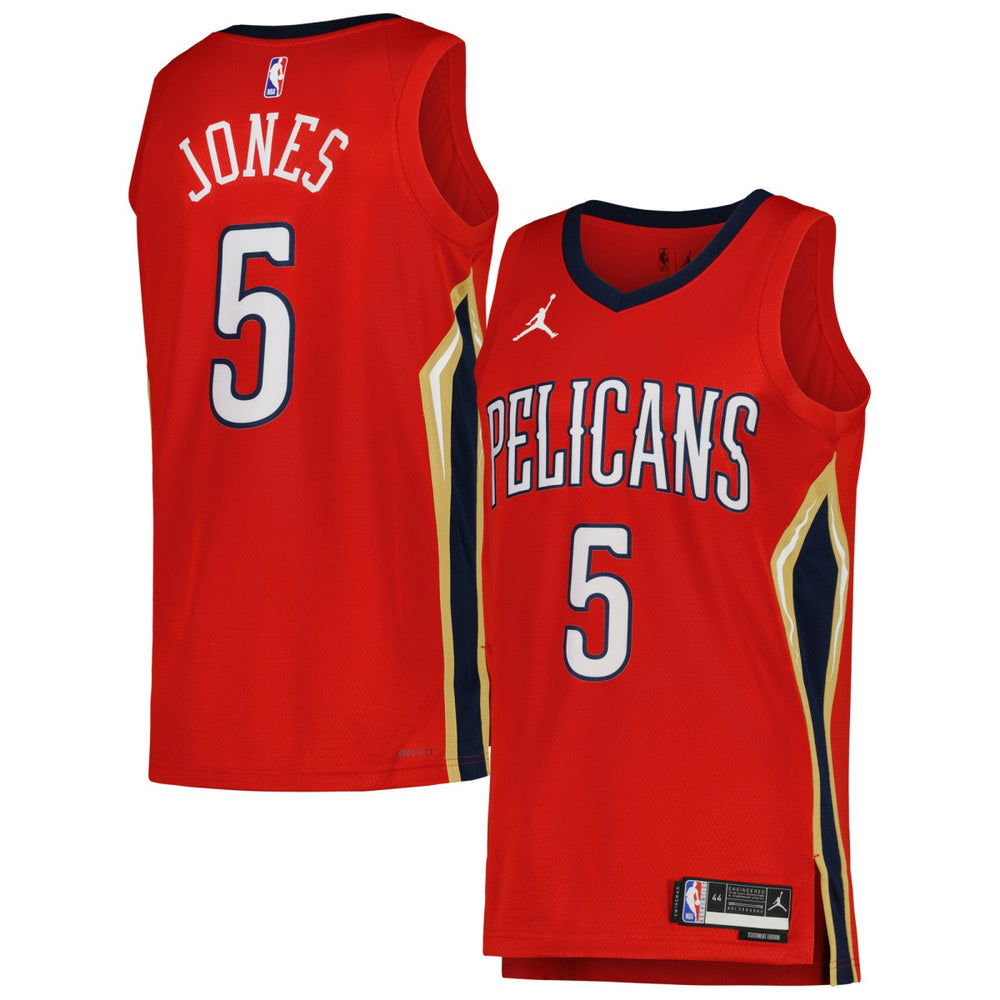 Herbert Jones New Orleans Pelicans Jordan Brand Unisex Swingman Jersey Statement Edition Red