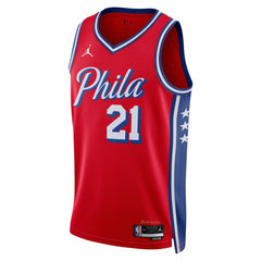 Joel Embiid Philadelphia 76ers Jordan Brand Unisex Swingman Jersey Statement Edition Red