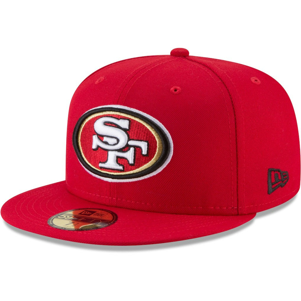 San Francisco 49ers New Era Team 59FIFTY Fitted Hat - Scarlet - NFL