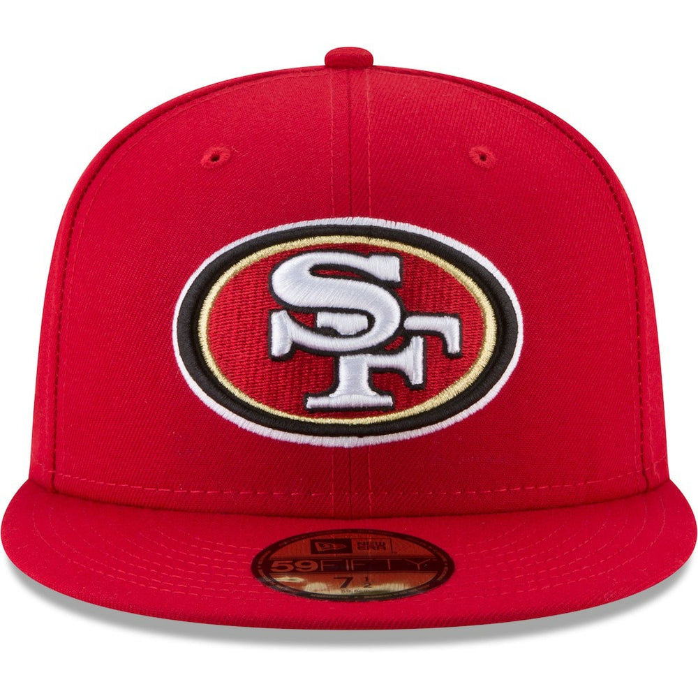 San Francisco 49ers New Era Team 59FIFTY Fitted Hat - Scarlet - NFL
