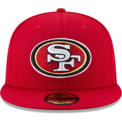 San Francisco 49ers New Era Team 59FIFTY Fitted Hat - Scarlet - NFL