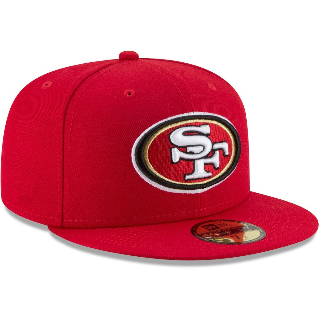 San Francisco 49ers New Era Team 59FIFTY Fitted Hat - Scarlet - NFL
