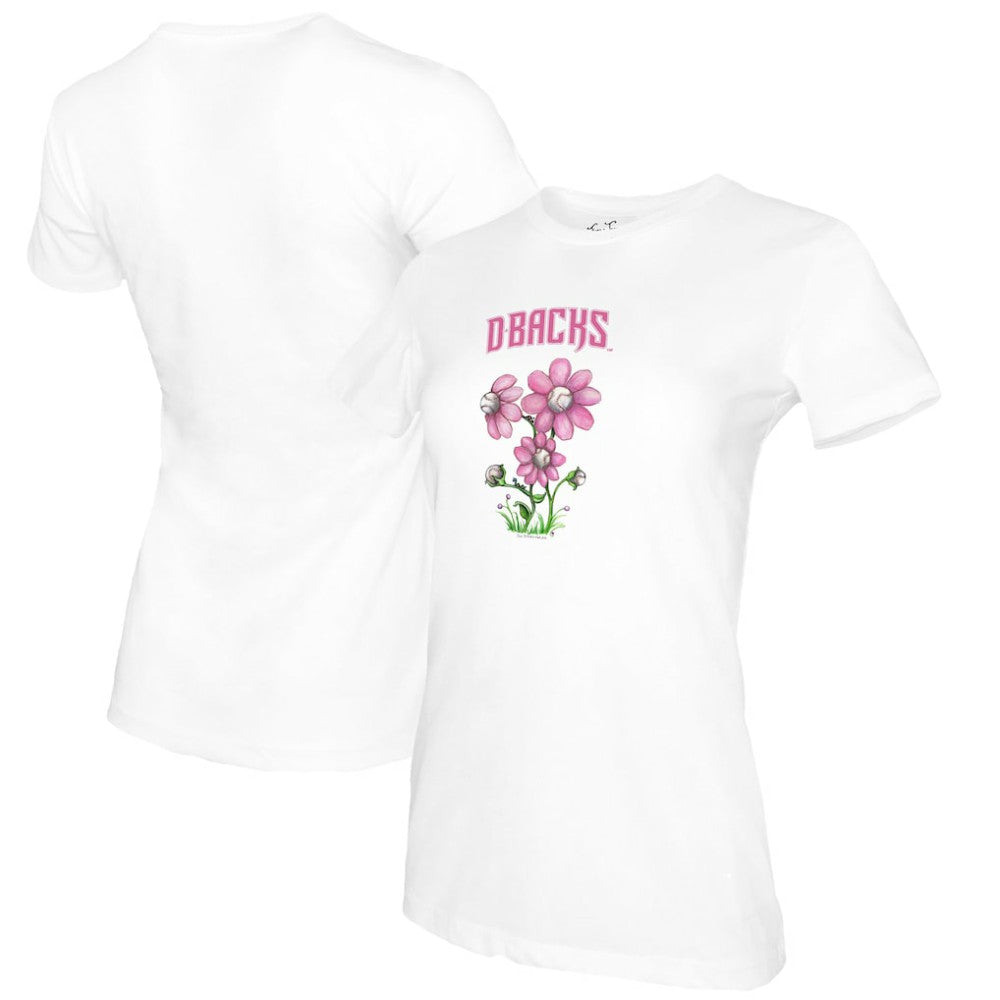 Arizona Diamondbacks Tiny Turnip Women's Blooming Baseballs T-Shirt for sale
