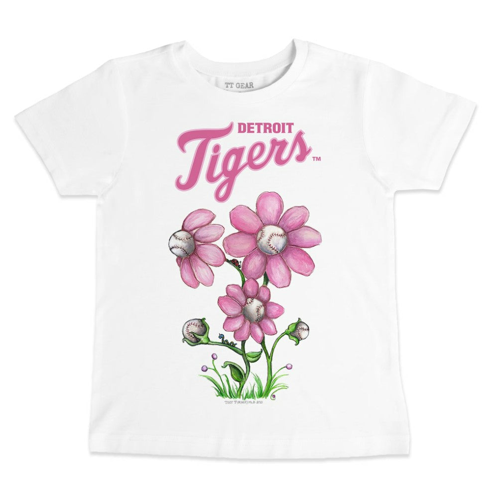 Detroit Tigers Tiny Turnip Youth Blooming Baseballs T-Shirt Discount