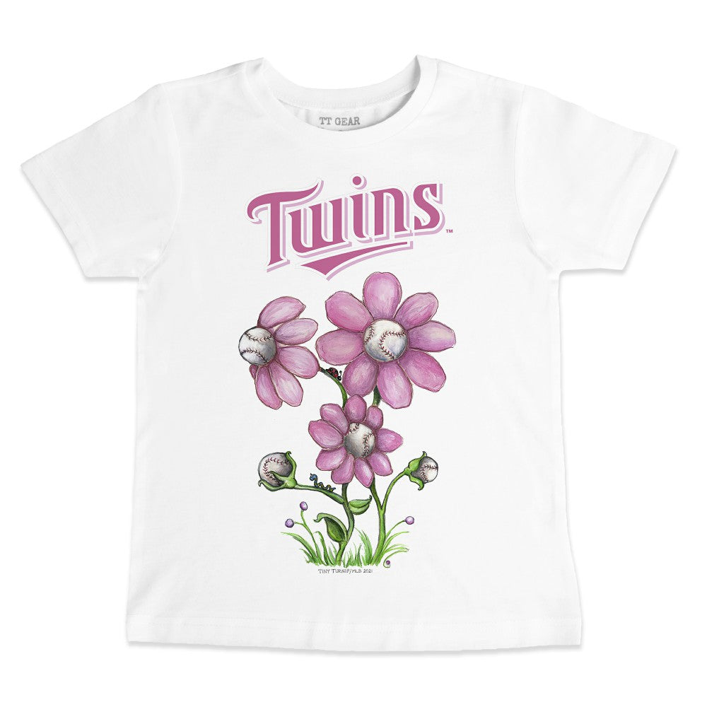 Minnesota Twins Tiny Turnip Youth Blooming Baseballs T-Shirt Online