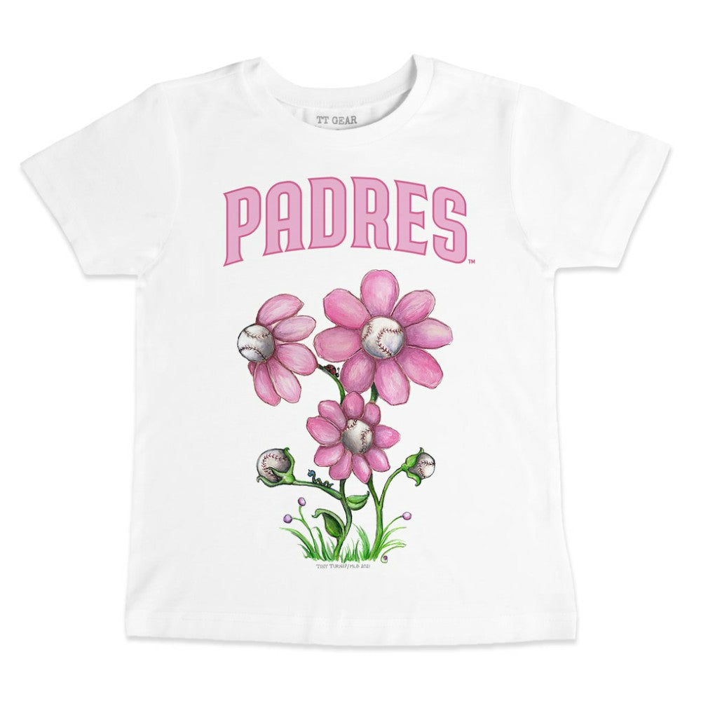 San Diego Padres Tiny Turnip Youth Blooming Baseballs T-Shirt Discount