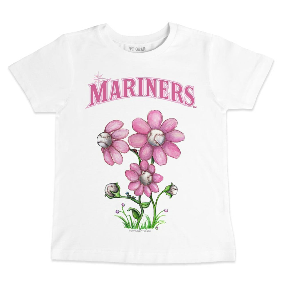 Seattle Mariners Tiny Turnip Youth Blooming Baseballs T-Shirt Outlet