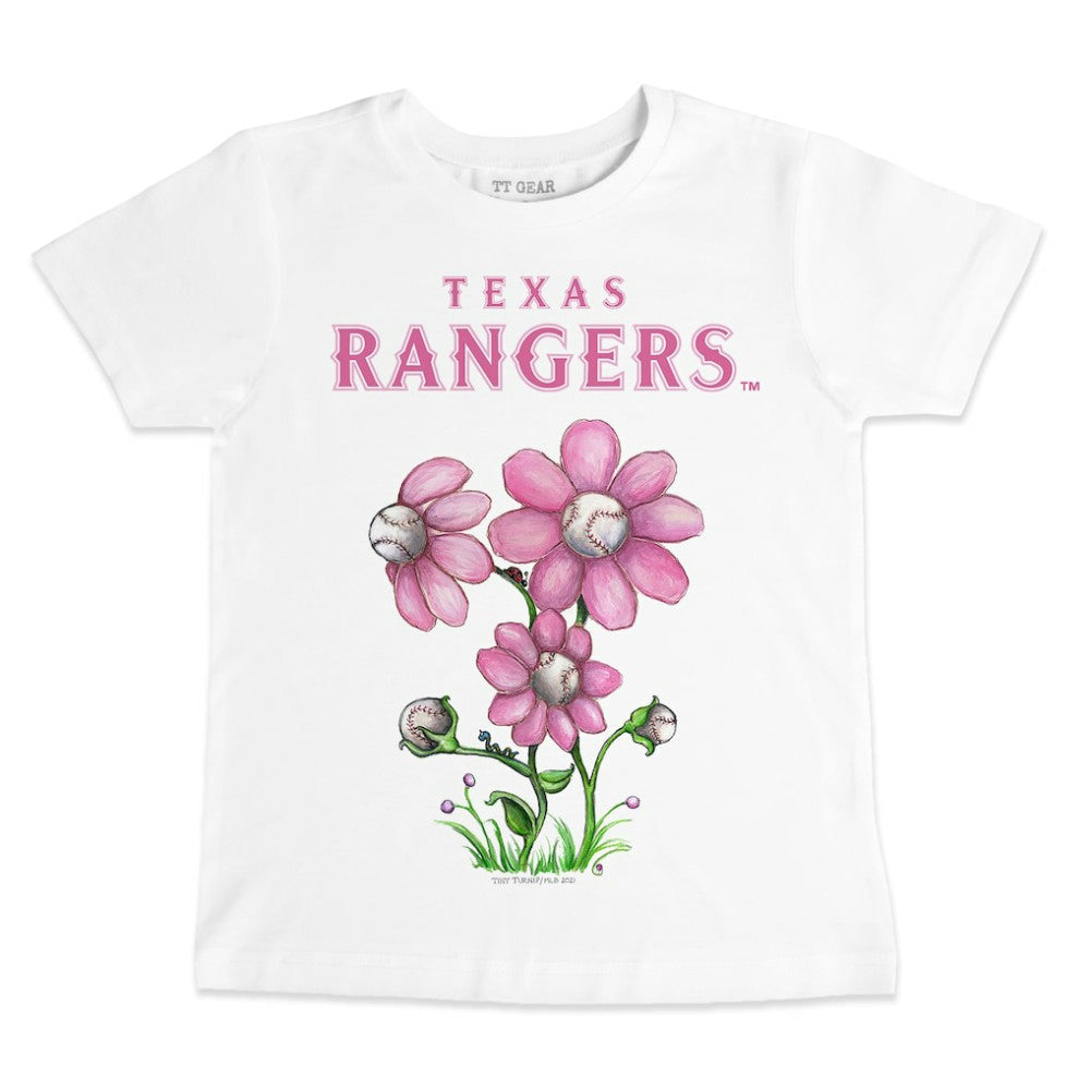 Texas Rangers Tiny Turnip Youth Blooming Baseballs T-Shirt Outlet