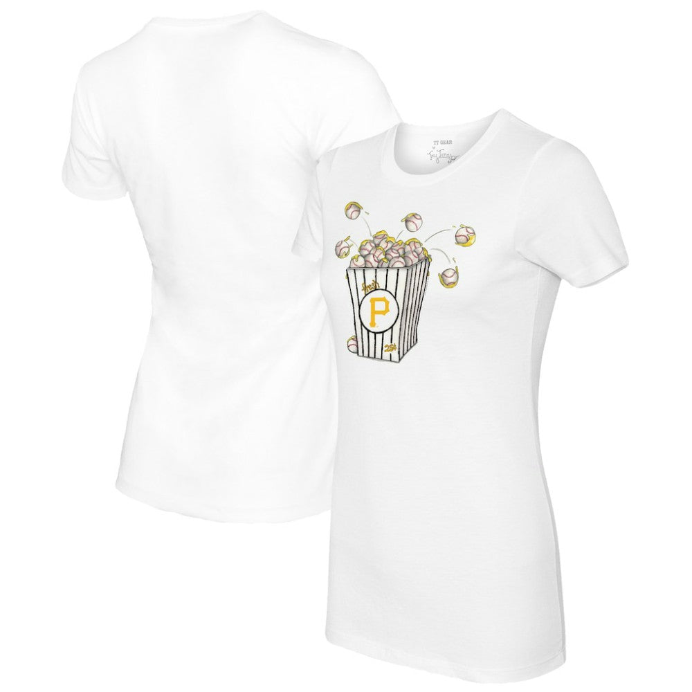 Pittsburgh Pirates Tiny Turnip Women's Popcorn T-Shirt Discount