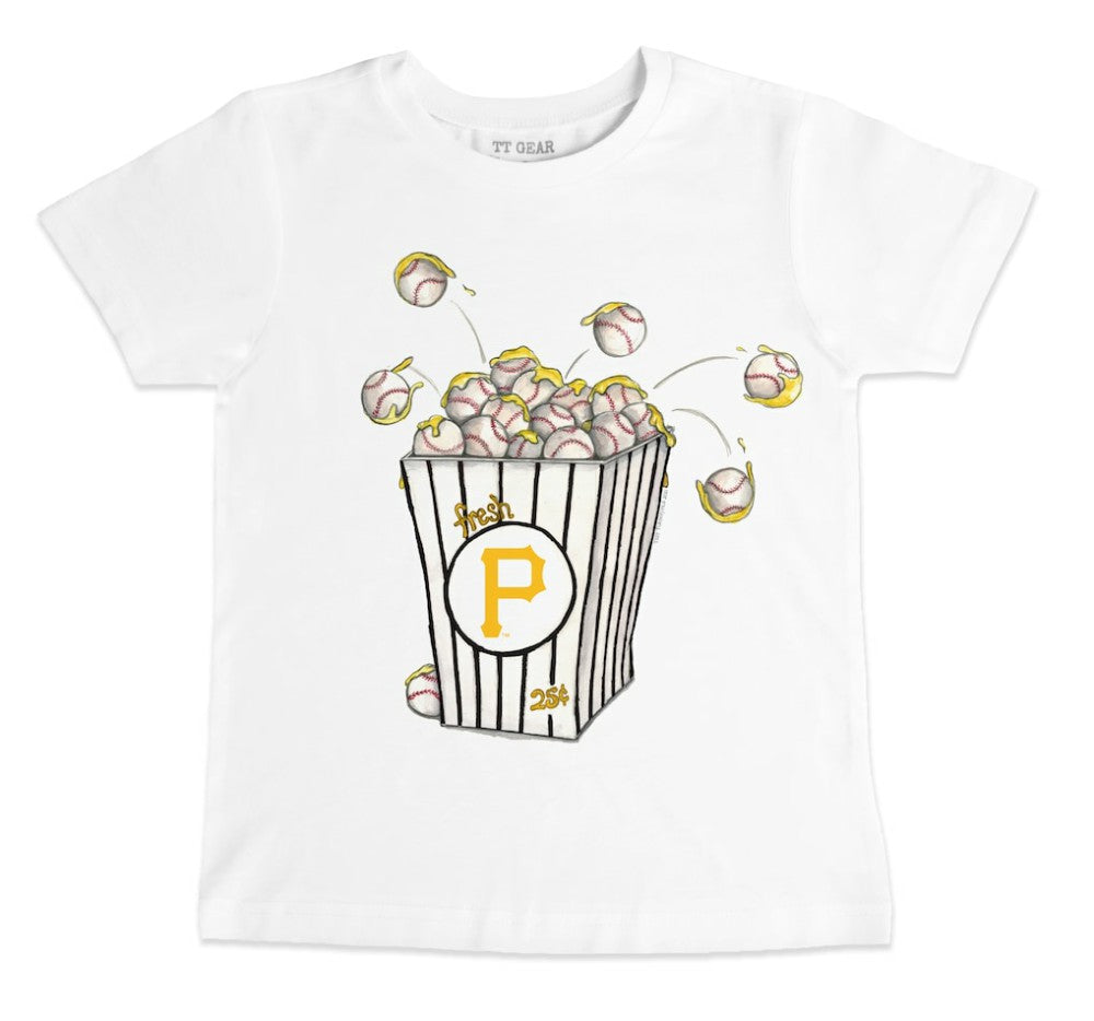 Pittsburgh Pirates Tiny Turnip Youth Popcorn T-Shirt for sale