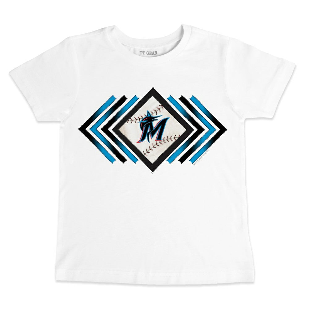 Miami Marlins Tiny Turnip Youth Prism Arrows T-Shirt Discount