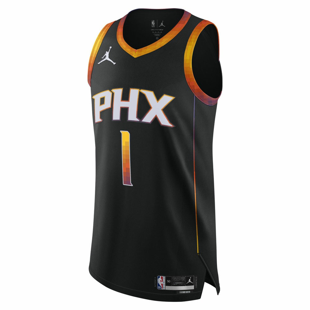 Devin Booker Phoenix Suns Jordan Brand Authentic Player Jersey Statement Edition Black