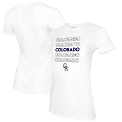 Colorado Rockies Tiny Turnip Women's Stacked T-Shirt Near Me