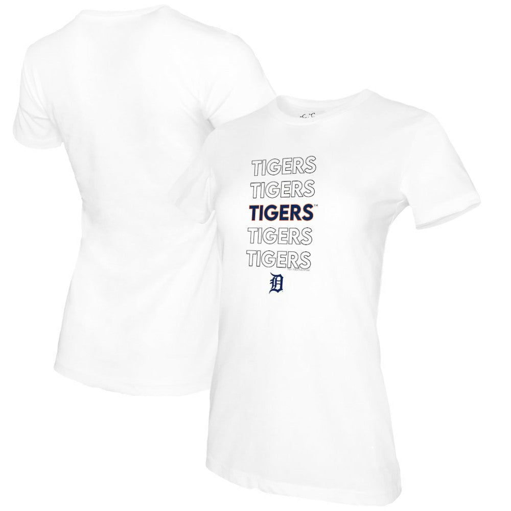 Detroit Tigers Tiny Turnip Women's Stacked T-Shirt for sale