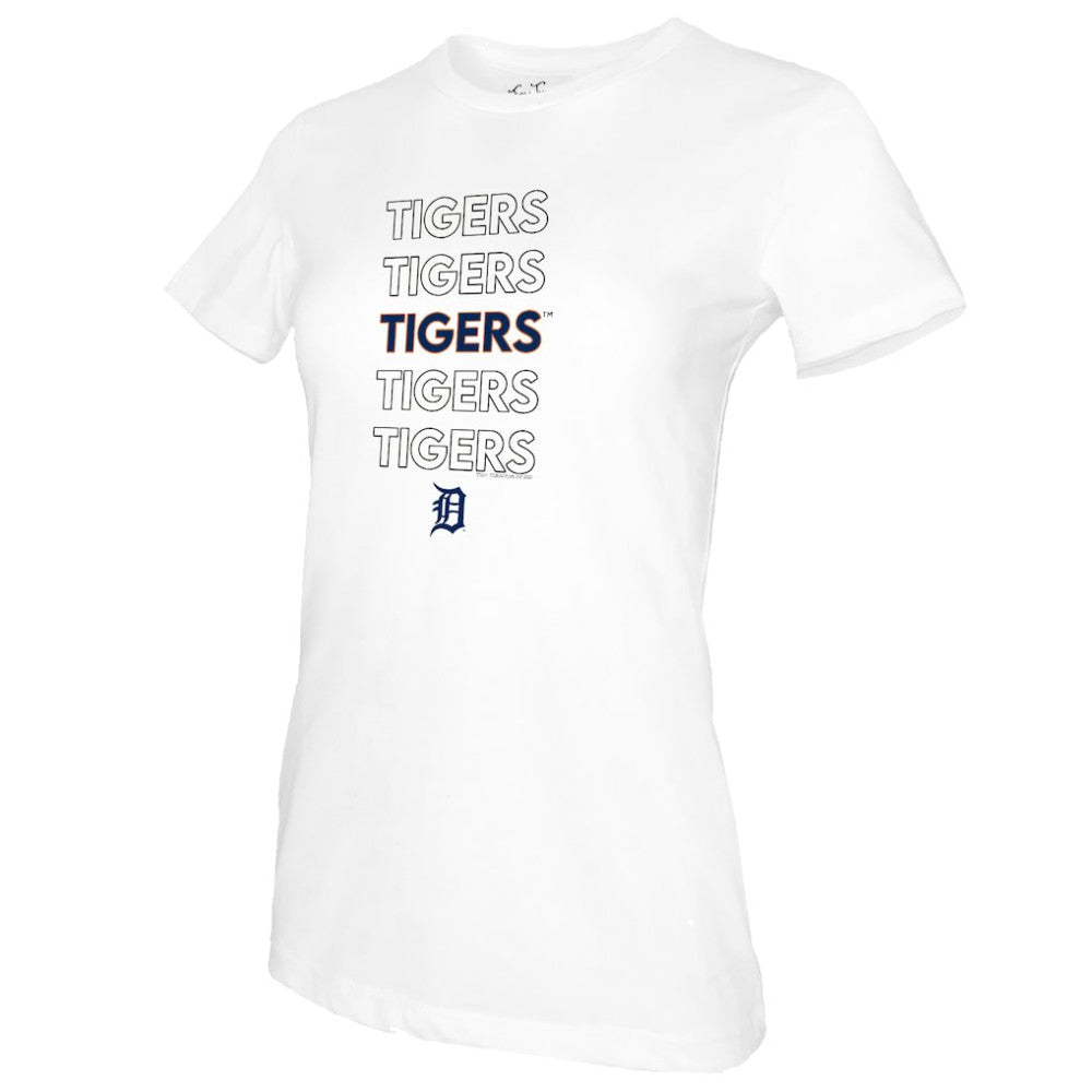 Detroit Tigers Tiny Turnip Women's Stacked T-Shirt for sale
