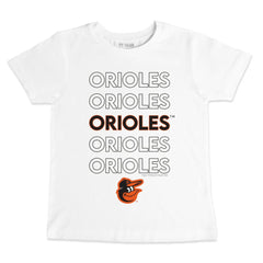 Baltimore Orioles Tiny Turnip Youth Stacked T-Shirt Outlet